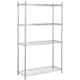 Argos Home metal shelving unit chrome 152cm - British product