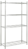 Argos Home metal shelving unit chrome 152cm - British product