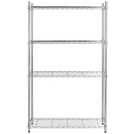 Argos Home metal shelving unit chrome 152cm - British product