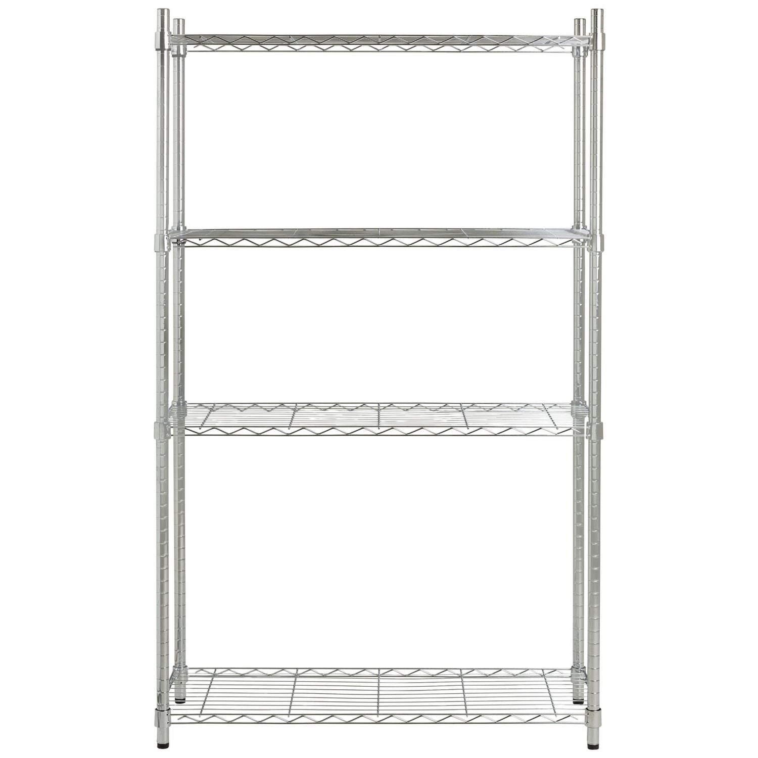 Argos Home metal shelving unit chrome 152cm - British product