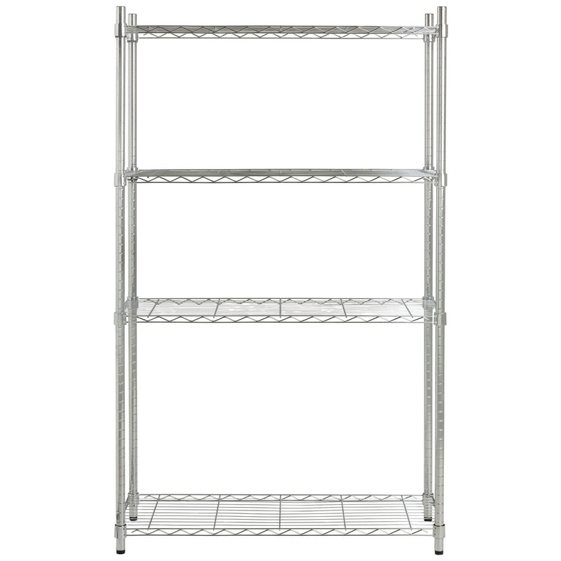 Argos Home metal shelving unit chrome 152cm - British product