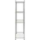 Argos Home metal shelving unit chrome 152cm - British product