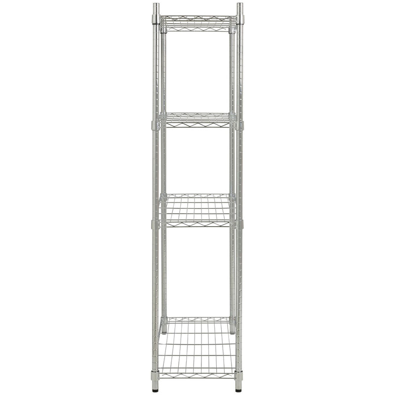 Argos Home metal shelving unit chrome 152cm - British product