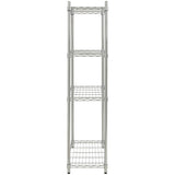 Argos Home metal shelving unit chrome 152cm - British product