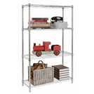 Argos Home metal shelving unit chrome 152cm - British product