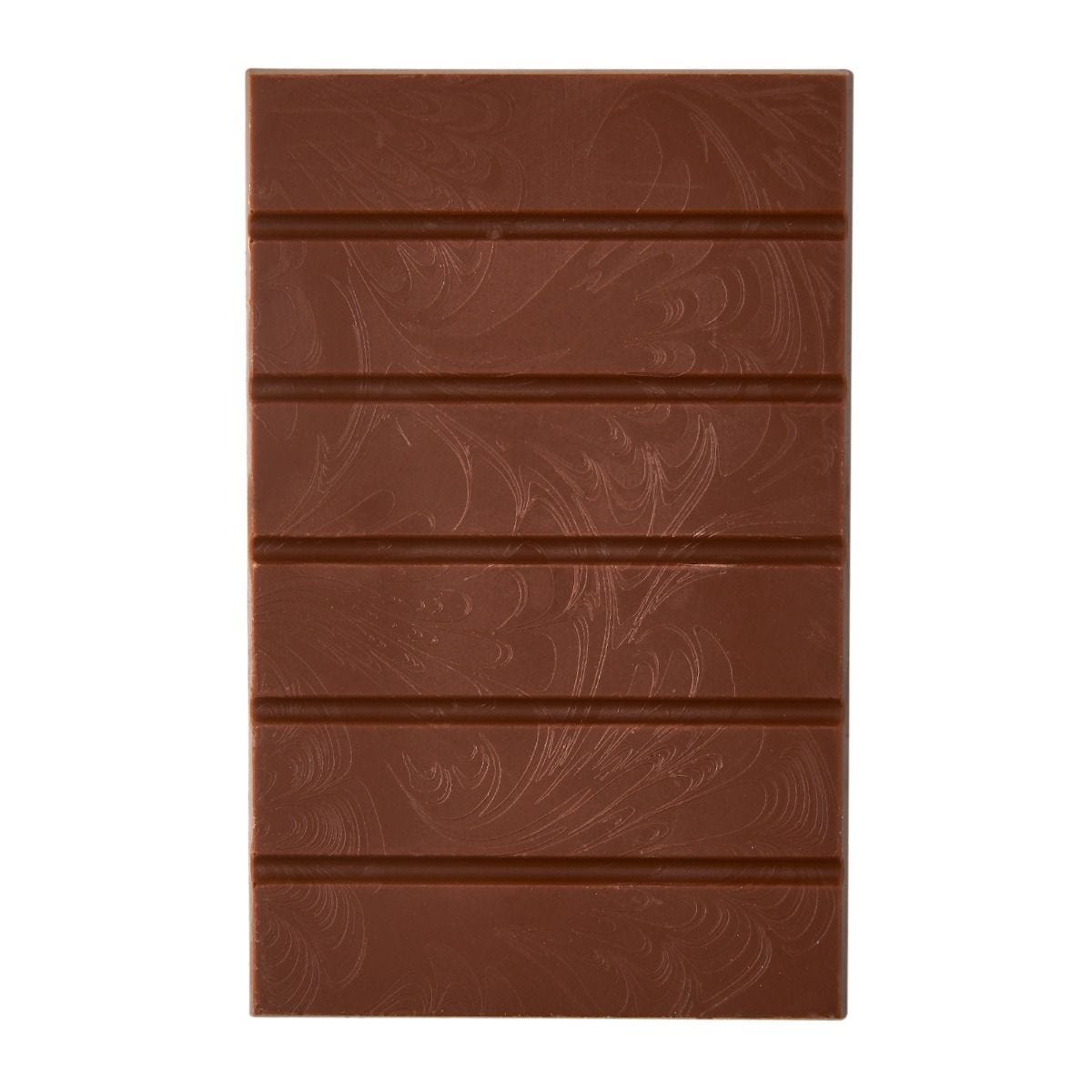 Dark chocolate bar with orange pieces, vegan, 75g - British product