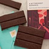 Dark chocolate raspberry filled bar 120g (British brand)