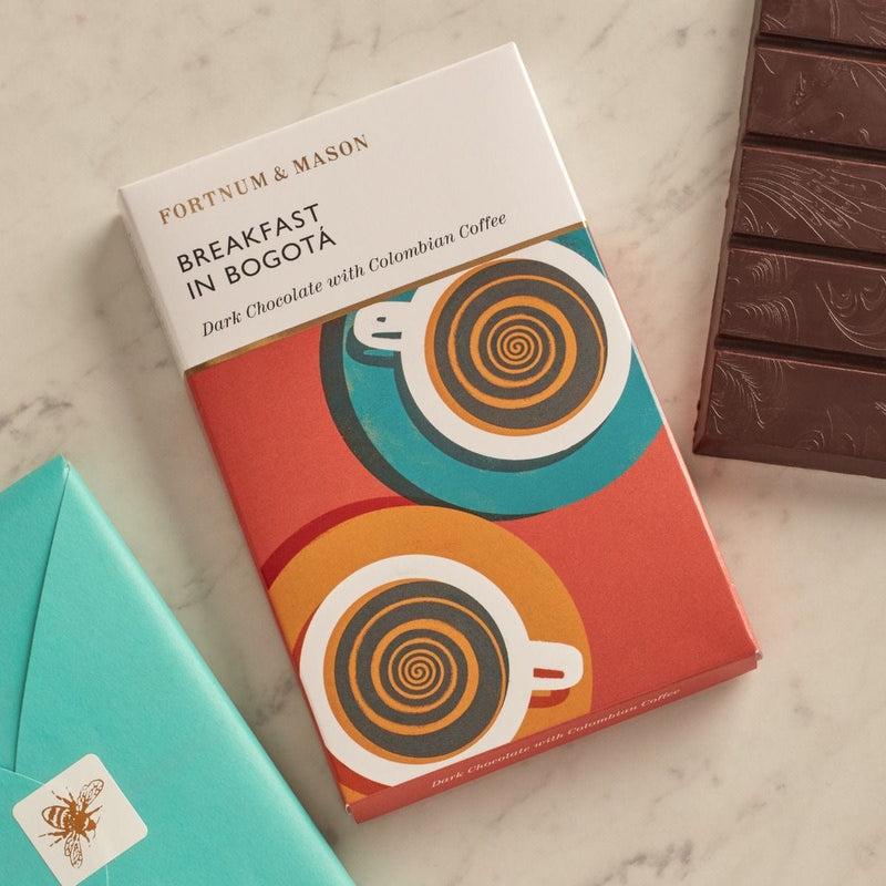 Dark chocolate Colombian coffee bar 75g (British brand)