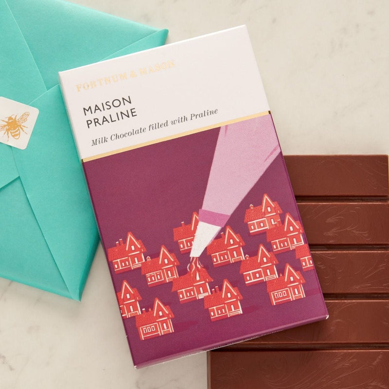Praline filled milk chocolate bar 120g (British brand)