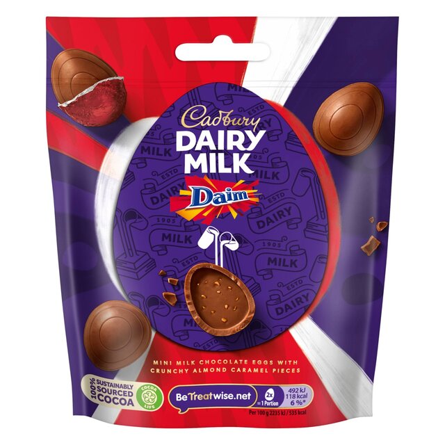 Cadbury Daim Mini Eggs   77g