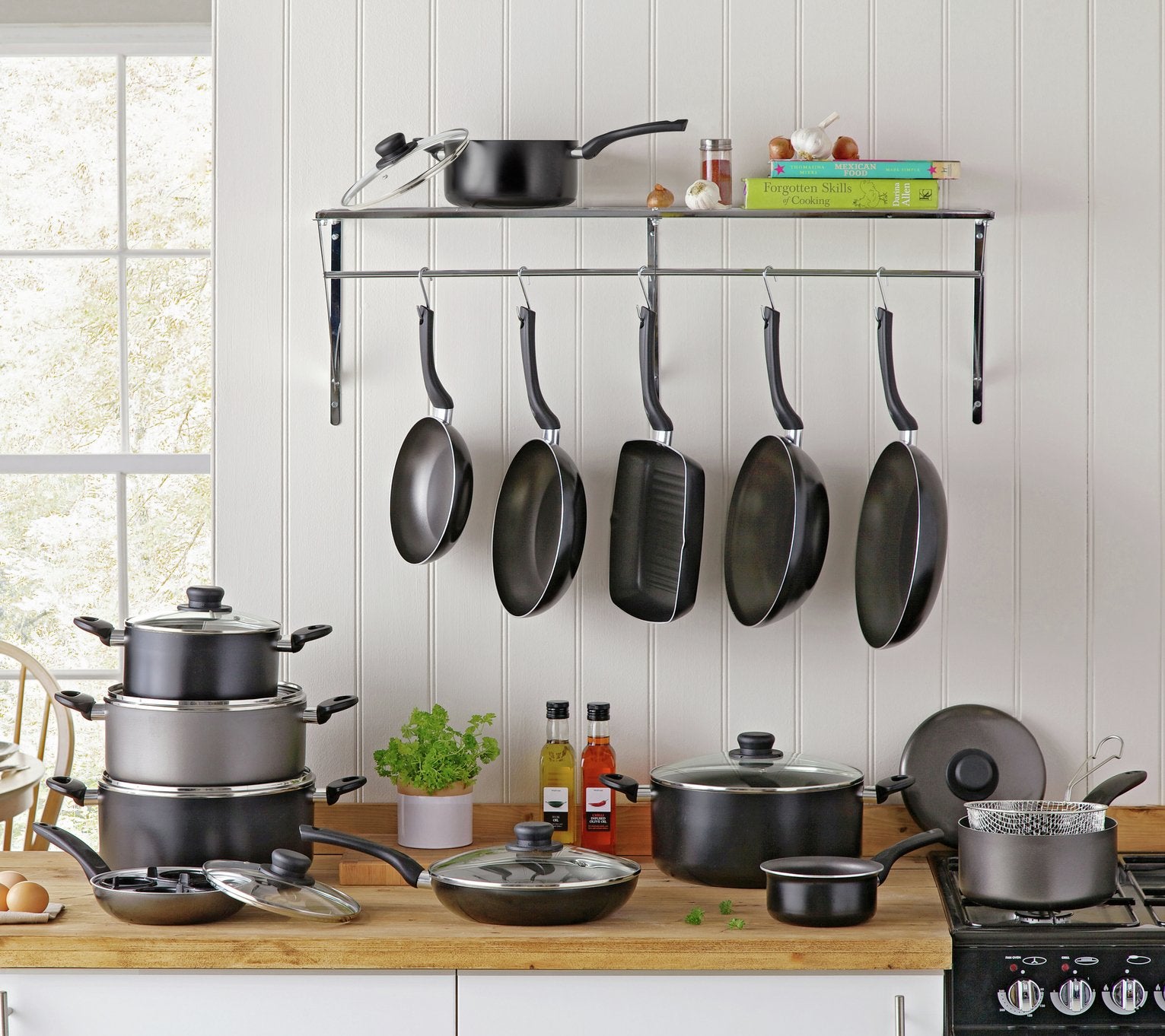 Argos Home non-stick aluminium stock pot 32cm - British product