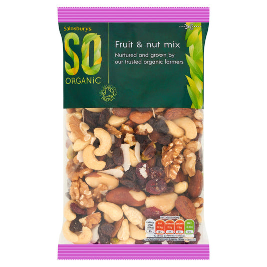 Sainsbury's Fruit & Nut Mix, SO Organic 300g GOODS Sainsburys   
