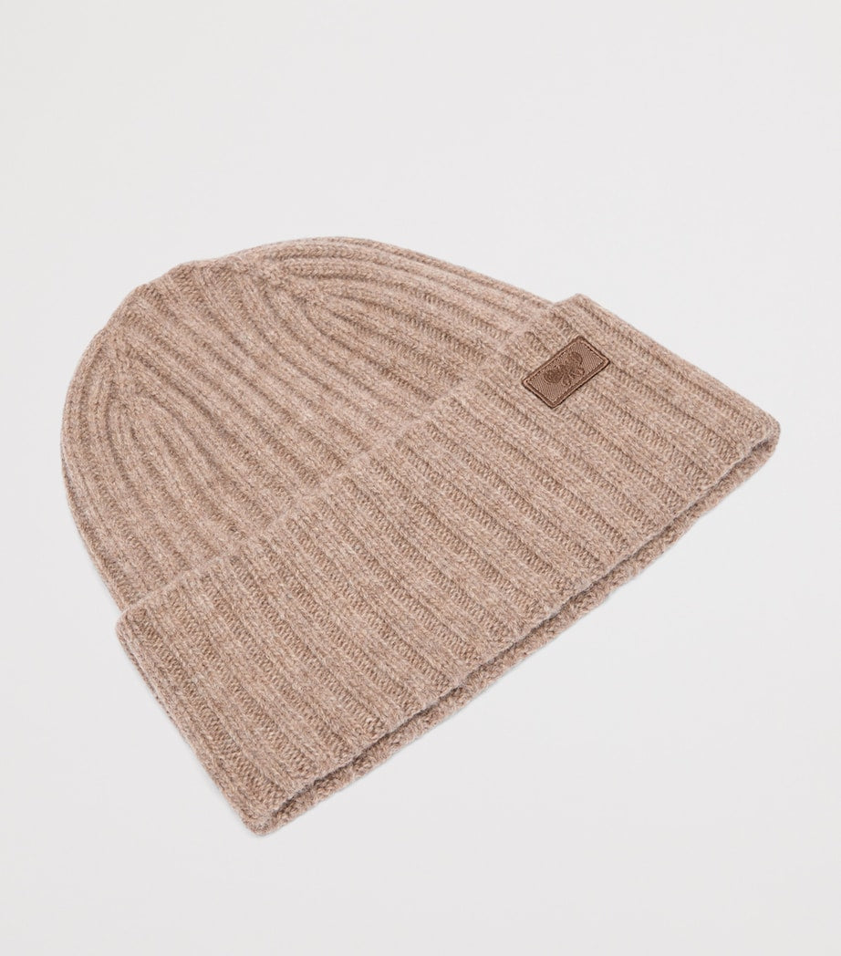 Weekend Max Mara virgin wool beanie with embroidered logo, UK version