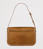 Saint Laurent medium Solferino suede shoulder bag - British product