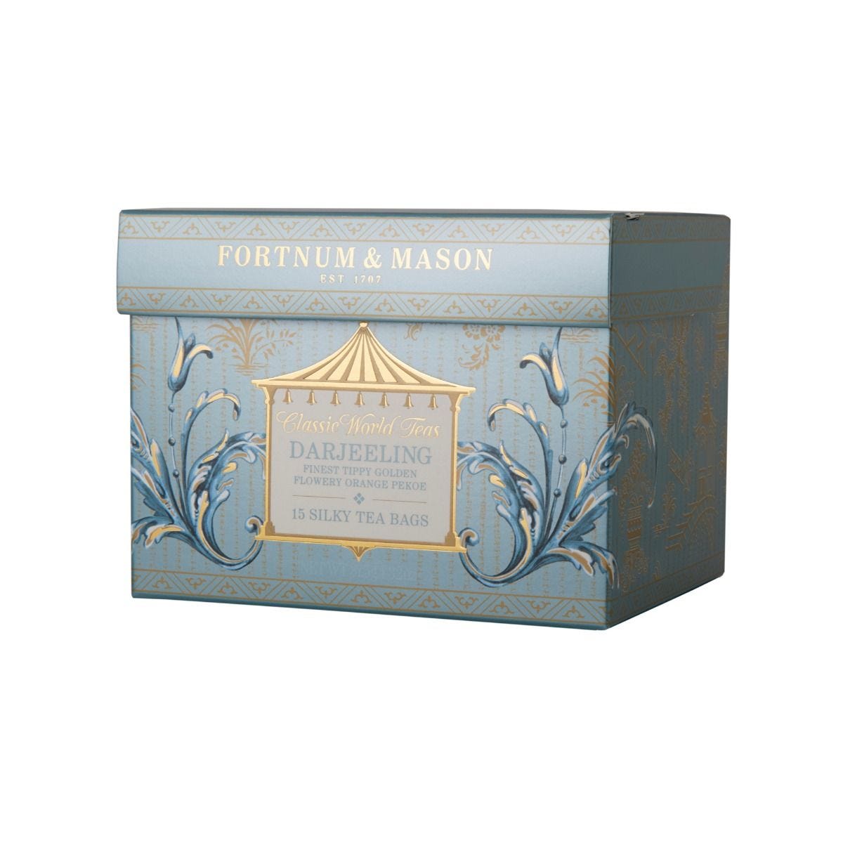 Darjeeling FTGFOP whole leaf tea silky teabags 37.5g - British product