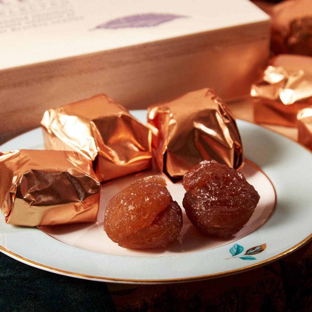Fortnum's candied chestnuts marrons glacés 160g - British product