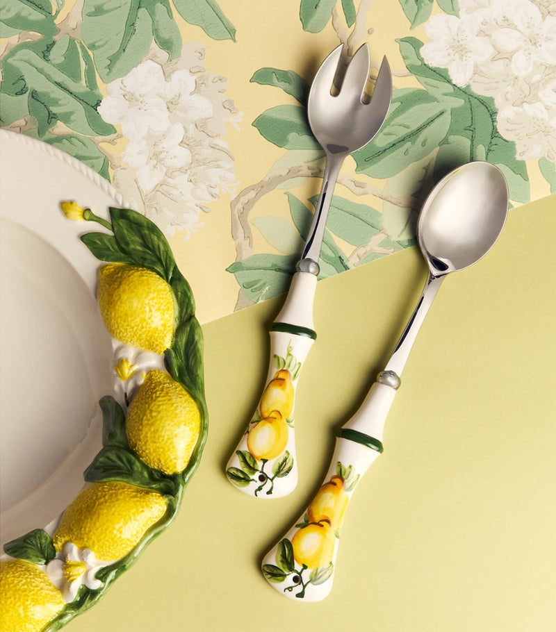 Les-Ottomans Lemon pasta bowl 28cm, UK version