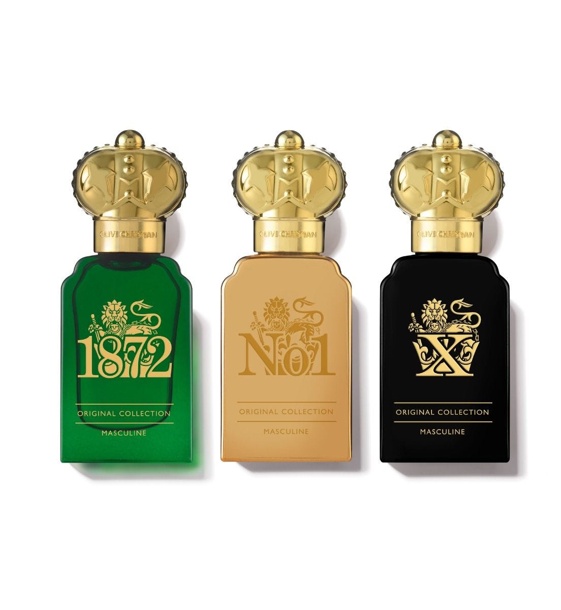 Clive Christian masculine travel fragrance set 3 x 10ml, UK version