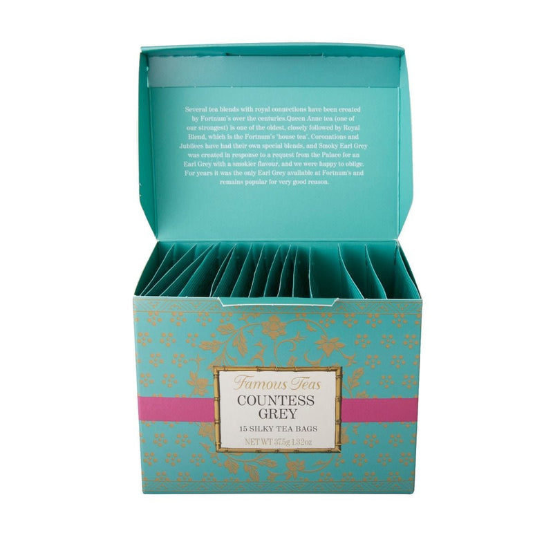 Countess Grey whole leaf tea pyramid teabags 37.5g - British product