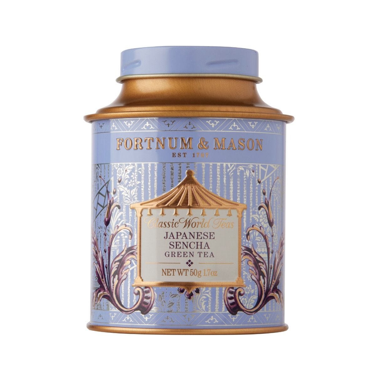 Fortnum's Japanese Sencha loose leaf tea 50g tin, UK version