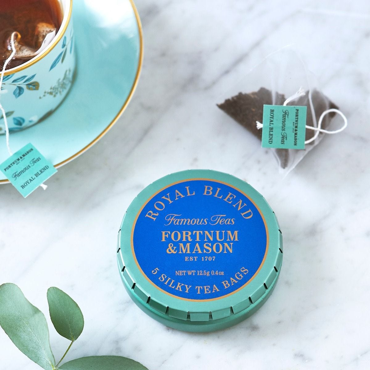 Fortnum's Royal Blend whole leaf tea pocket tin 12.5g, UK version