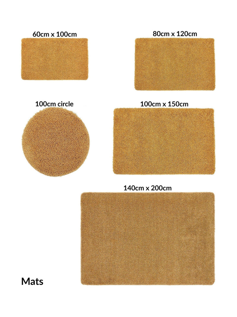 My Rug Ochre Shaggy Rug (British brand)