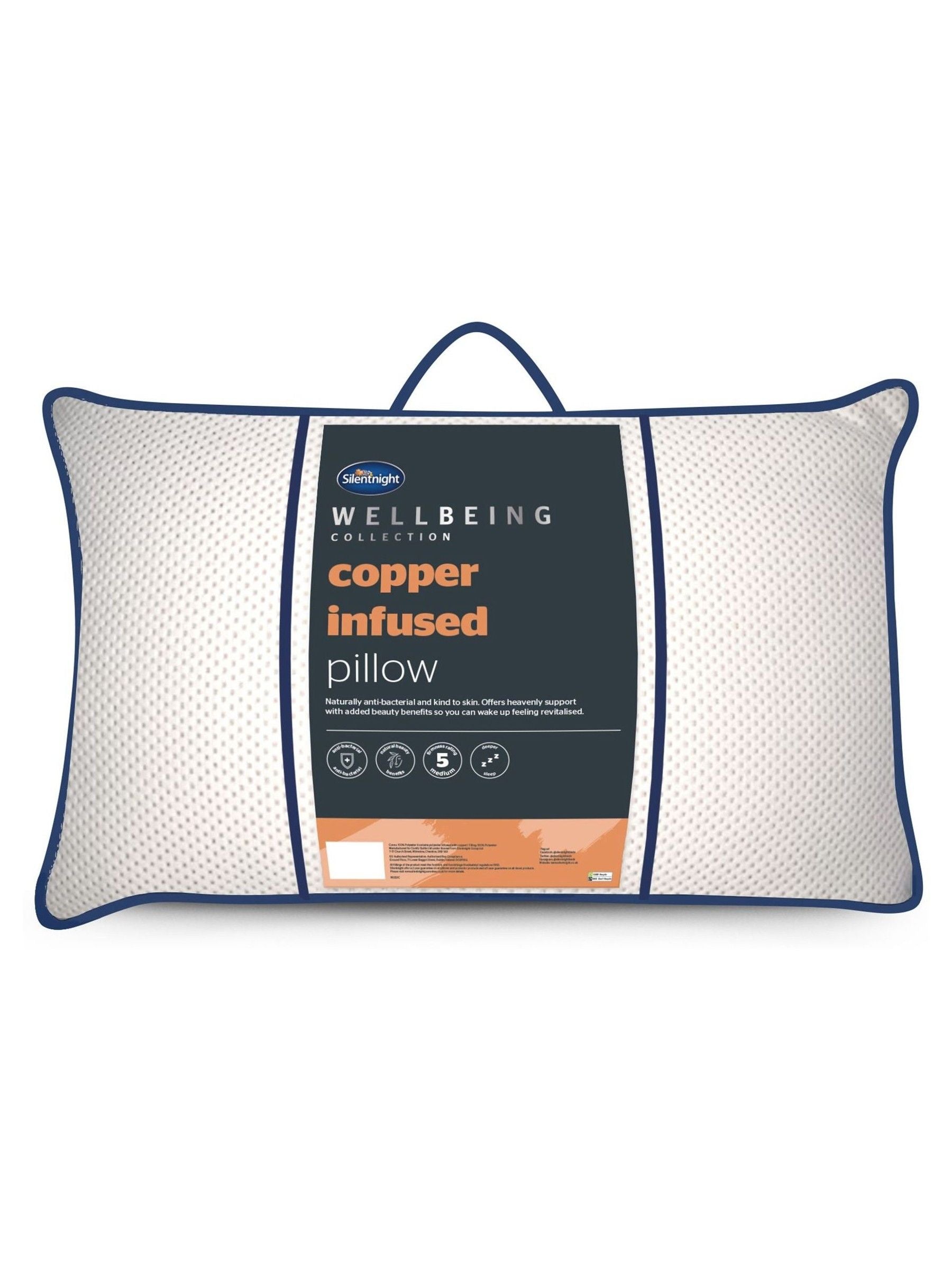 Silentnight Copper White pillow (British brand)