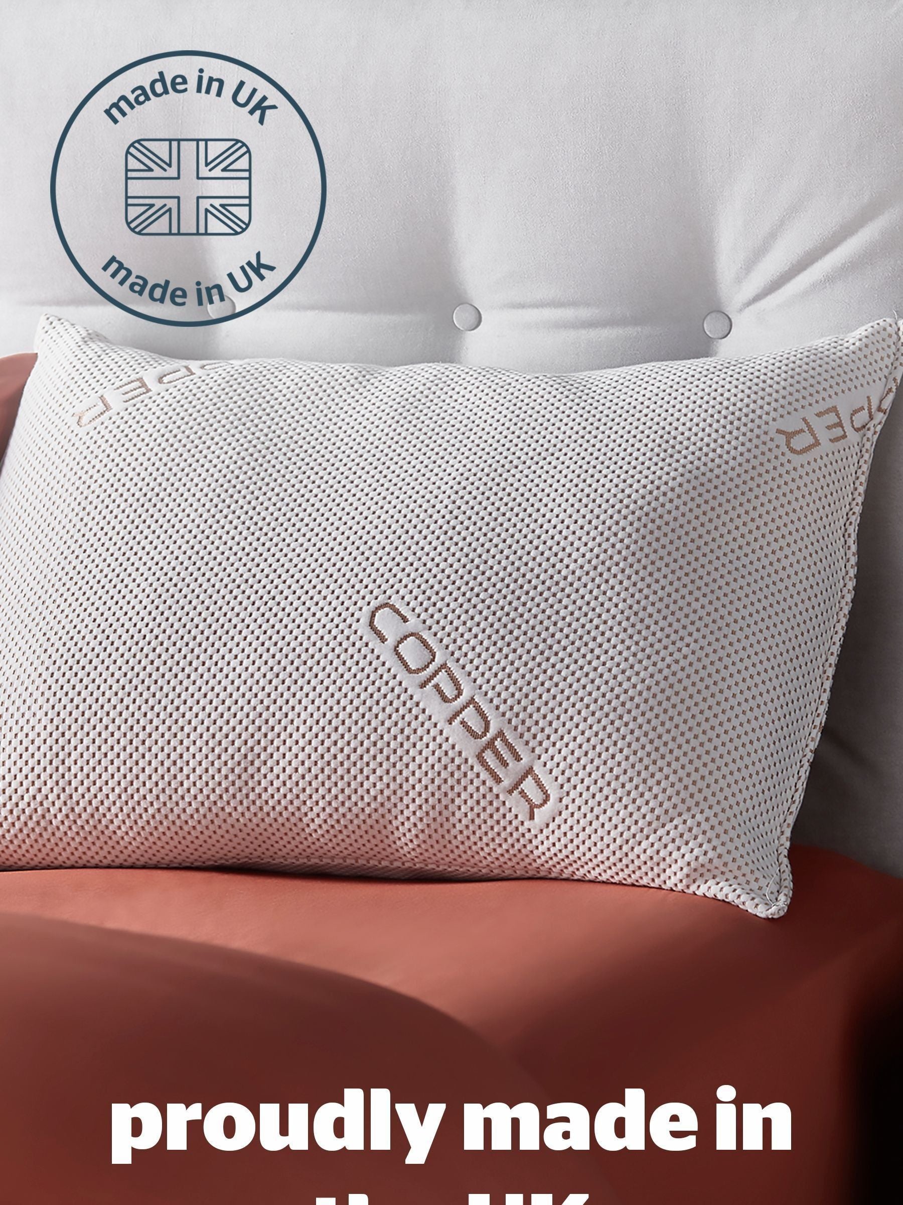 Silentnight Copper White pillow (British brand)