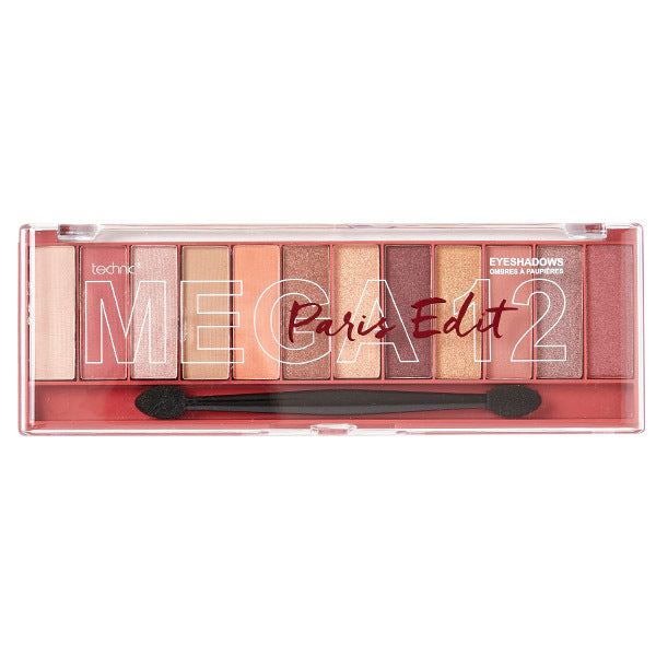 Paleta de sombras de ojos Technic MEGA 12 Paris Edit (marca británica)