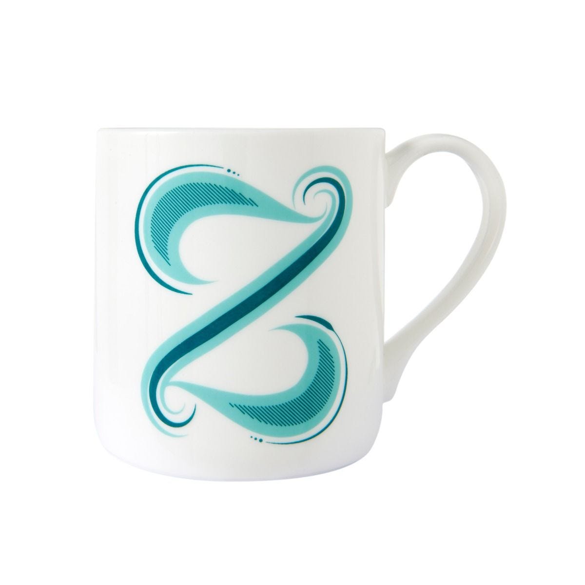 Fortnum's bone china Z mug 350ml, imported from the UK