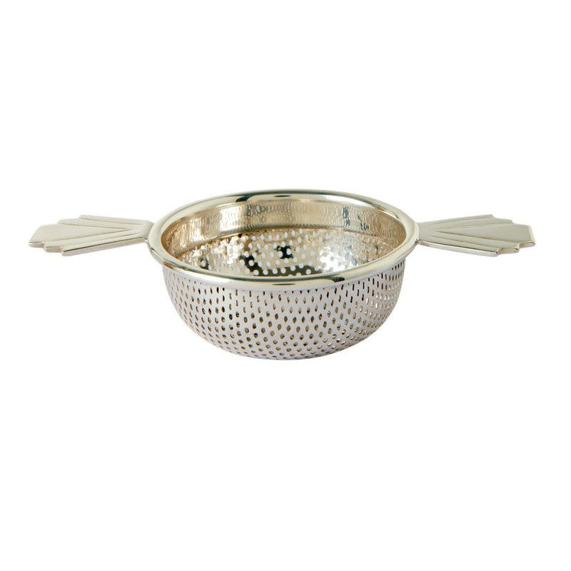 Fortnum's Art Deco double-handled tea strainer - British product
