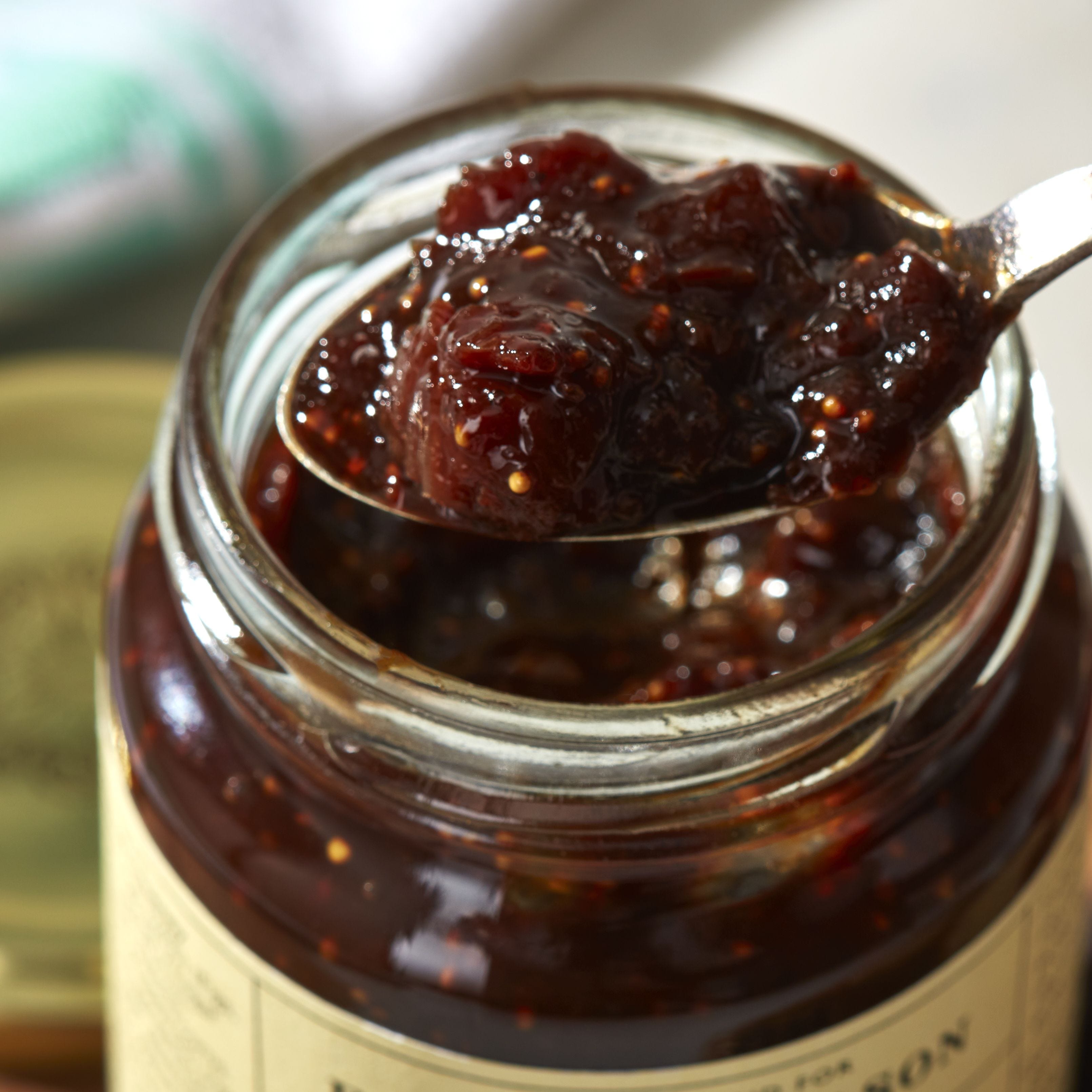 Fig and fennel chutney in a 250g jar (British brand)