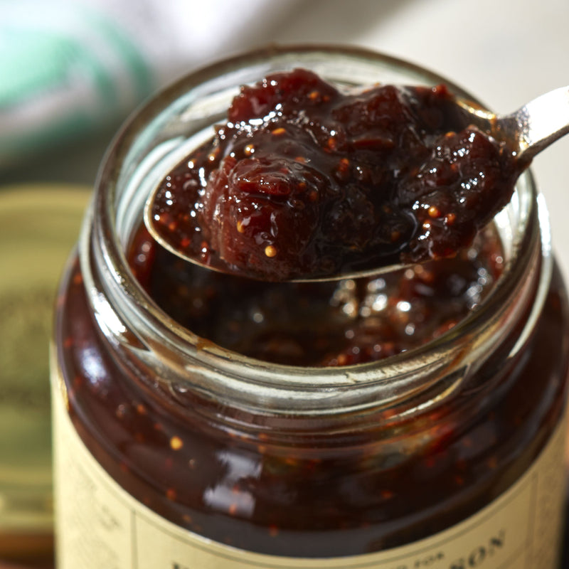 Fig and fennel chutney in a 250g jar (British brand)