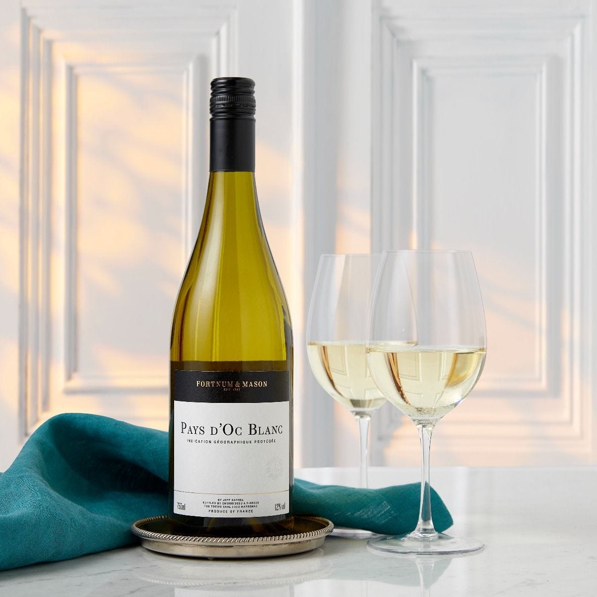 Fortnum's Pays d'Oc Blanc white wine 75cl, imported from the UK