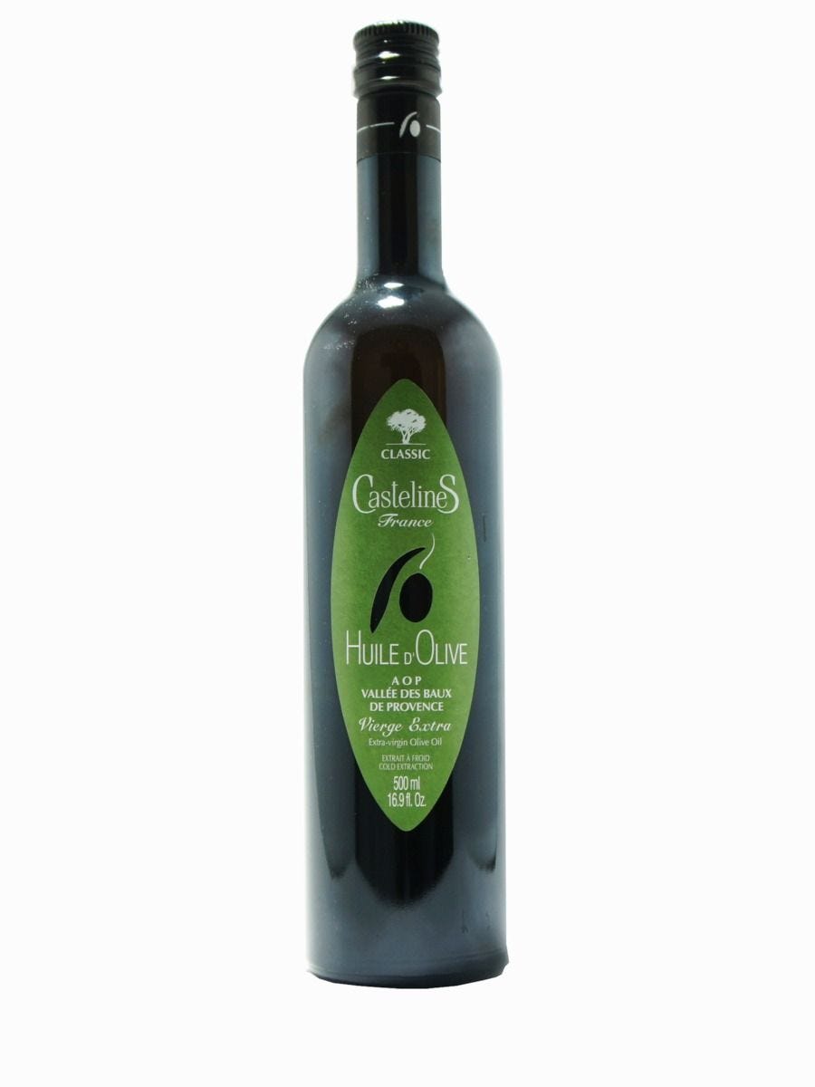 Castelines organic extra virgin olive oil 500ml, imported from the UK