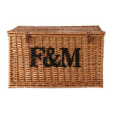 Extra-large wicker basket 76cm wide (British brand)