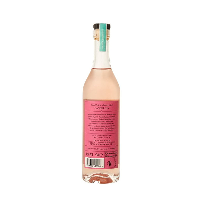 Fortnum's English Cassis Gin 20cl, imported from the UK