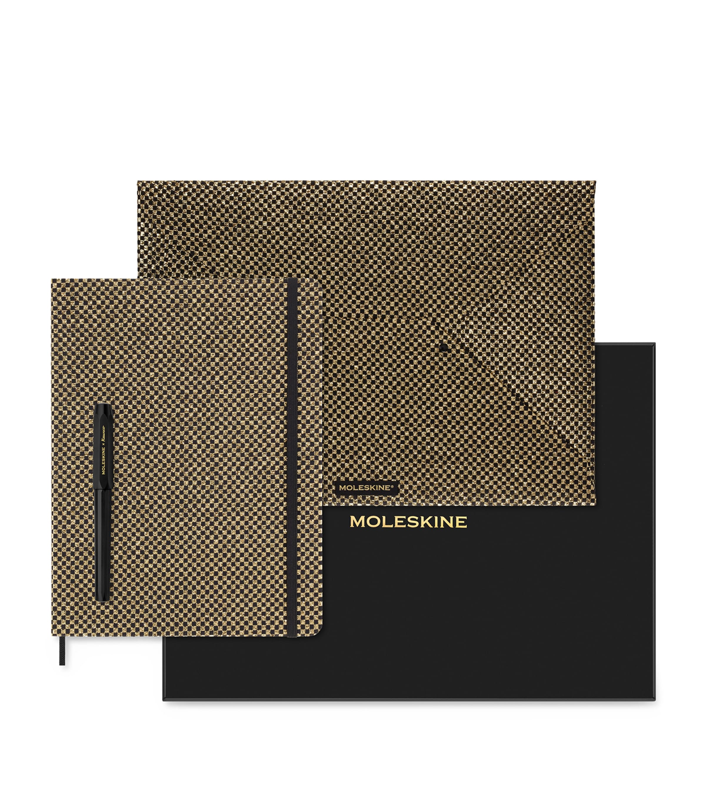 Moleskine Shine Collector's Notebook and Pen Set, imported from the UK
