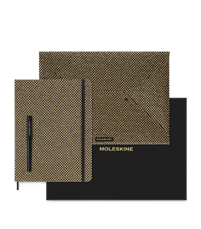 Harrods Moleskine Shine Collector's Notebook and Pen Set Stationery Set- Buy online at McGrocer