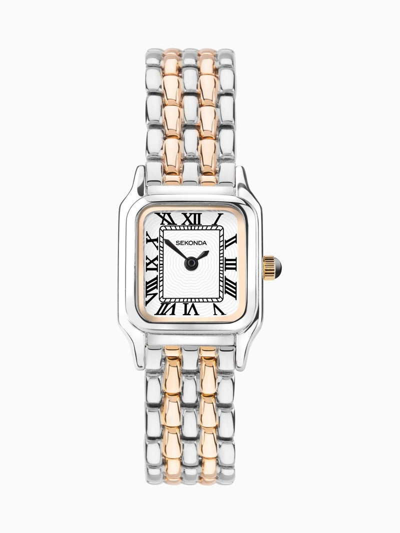 Sekonda Gold Monica Alloy Bracelet Watch 20mm case (British brand)