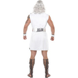 Smiffys Zeus costume with white toga and lightning bolt - British product