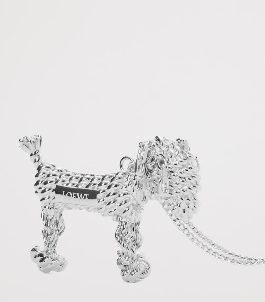 LOEWE sausage dog charm necklace, imported from the UK