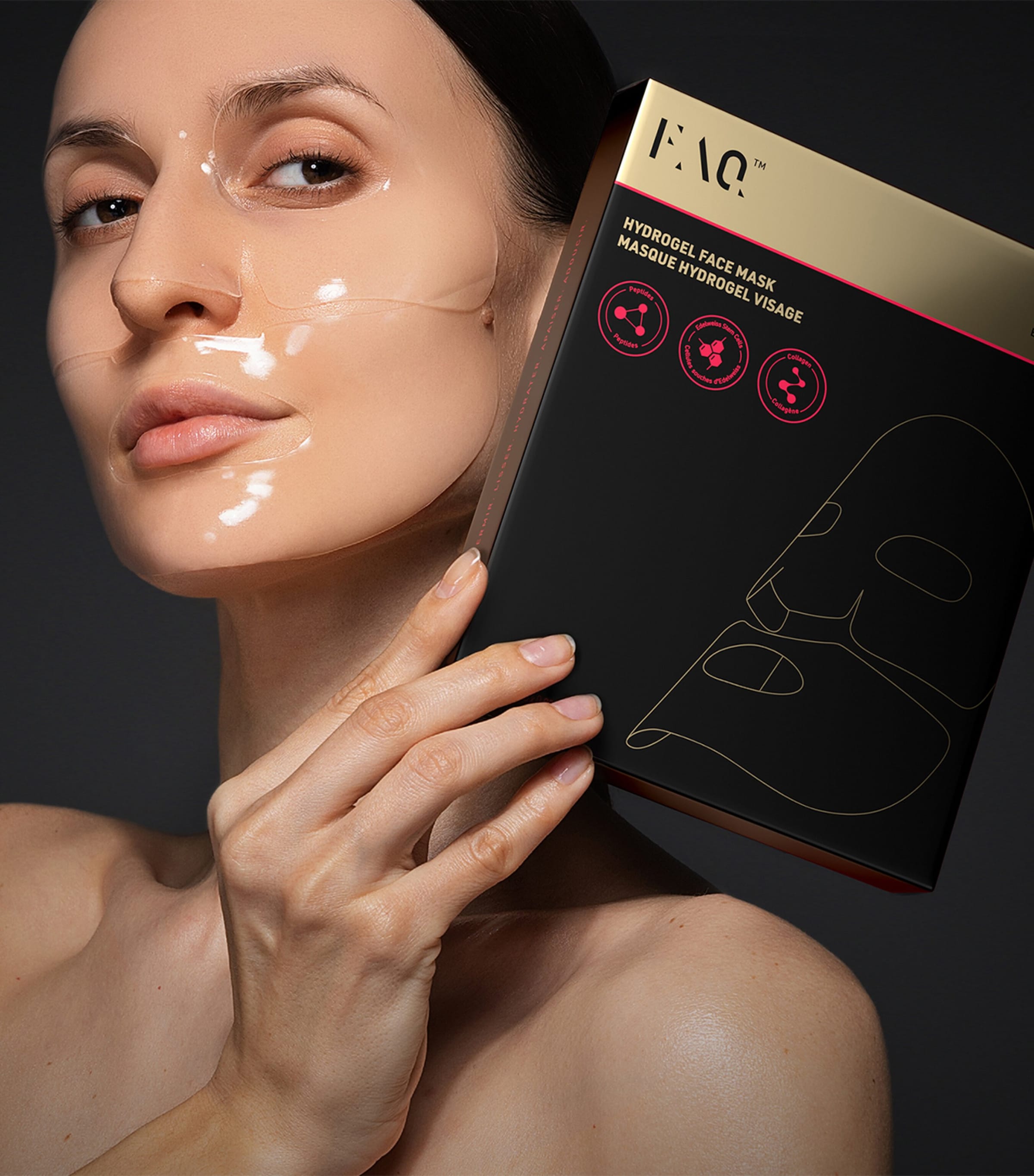 FAQ Glass Skin Collagen Face Mask Set of 5 - British product