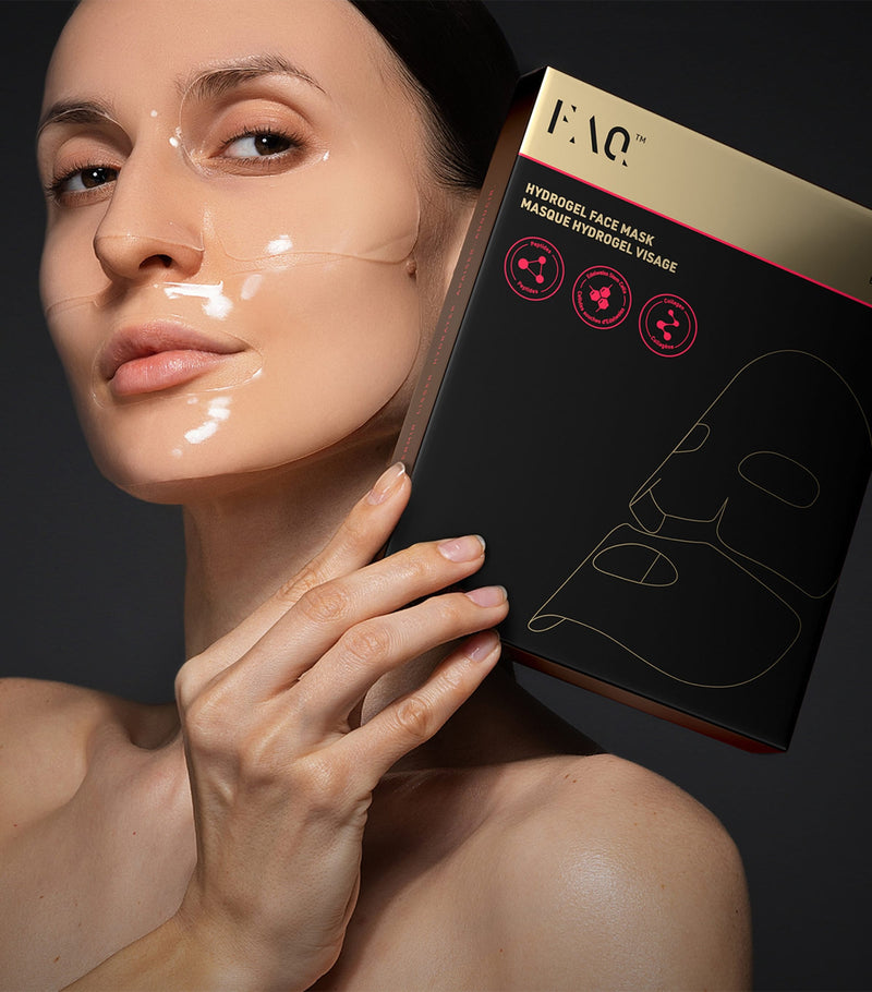 FAQ Glass Skin Collagen Face Mask Set of 5 - British product