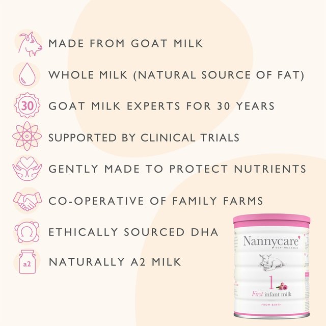 Nannycare 1 First Infant Goat Milk based Powder From Birth   900g GOODS M&S   