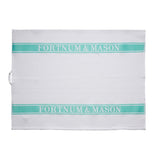 Fortnum's waffle tea towel in Eau de Nil, 50x75cm - British product
