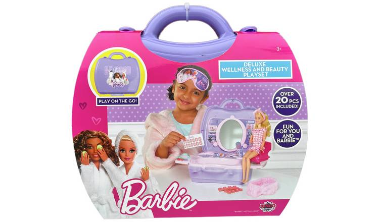 Barbie Deluxe Wellness and Beauty Playset toy, UK version