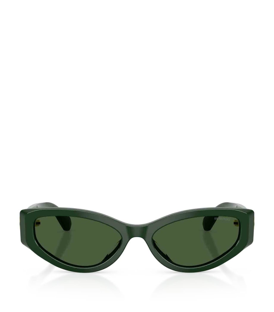 Swarovski cat eye sunglasses with crystal accents, UK version