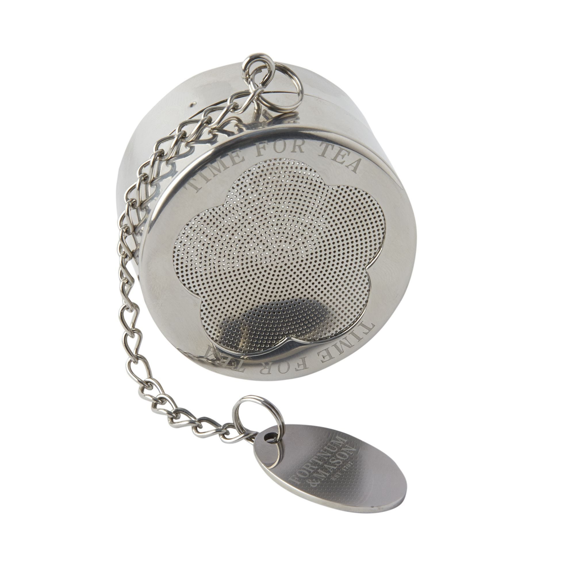 Fortnum's flower tea infuser silver-plated stainless steel, UK version