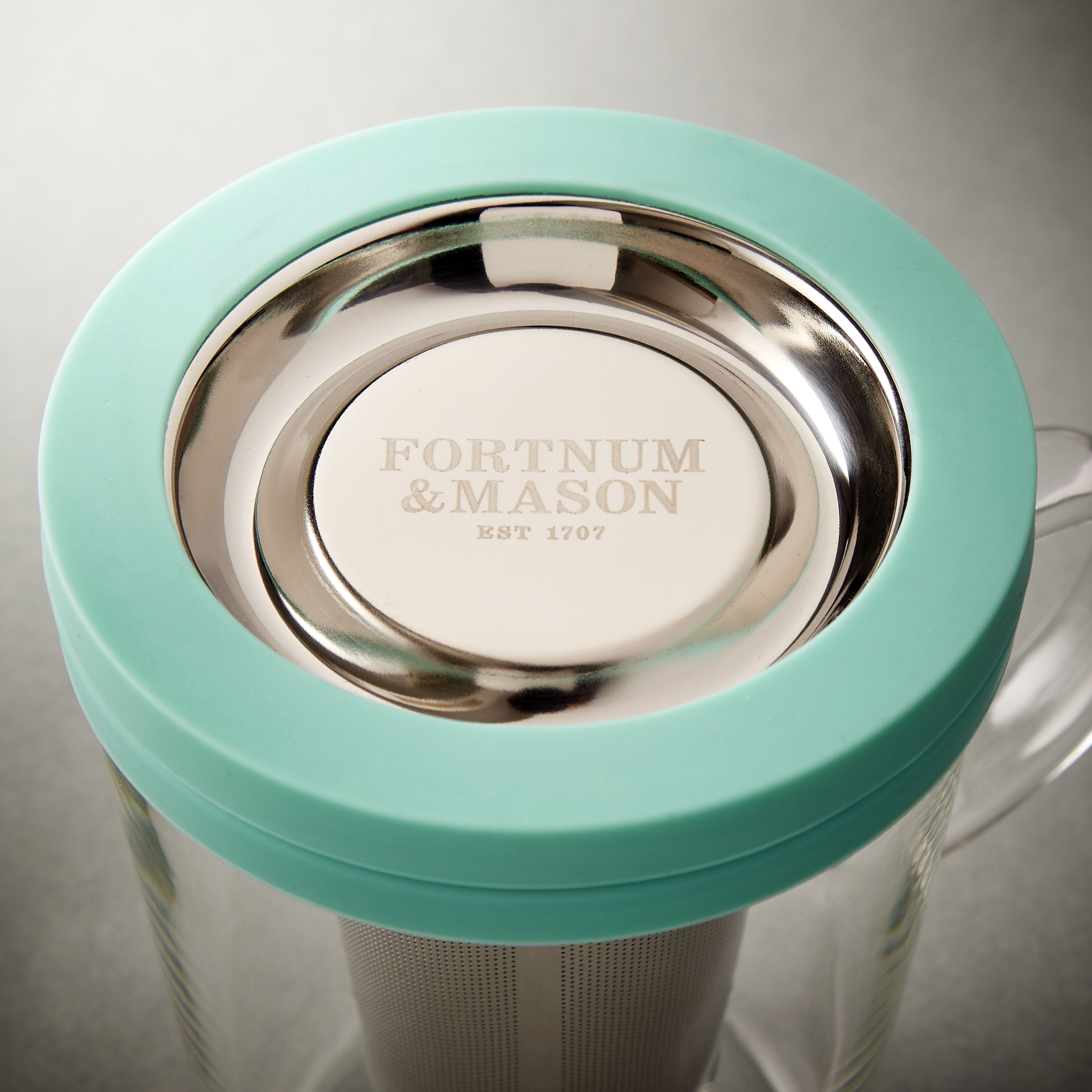 Fortnum's glass infuser travel mug (British brand)